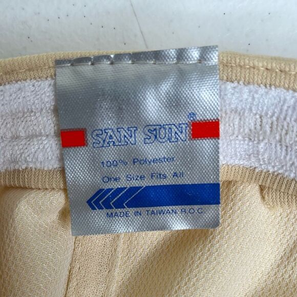 Vintage San Sun FCS Aggregate Fla Crushed Stone Co Patch Cream Trucker Hat OSFA - Picture 9 of 13